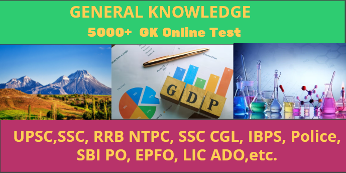 GK Online Test, GK MCQ Test,Gk Quiz