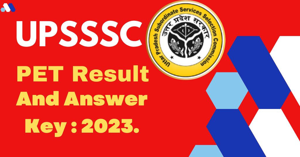UPSSSC PET Result And Answer Key : 2023