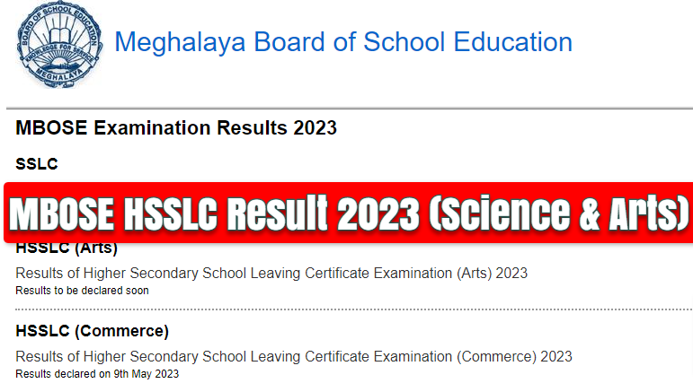 MBOSE HSSLC Result 2023 (Science & Arts) - Check Now