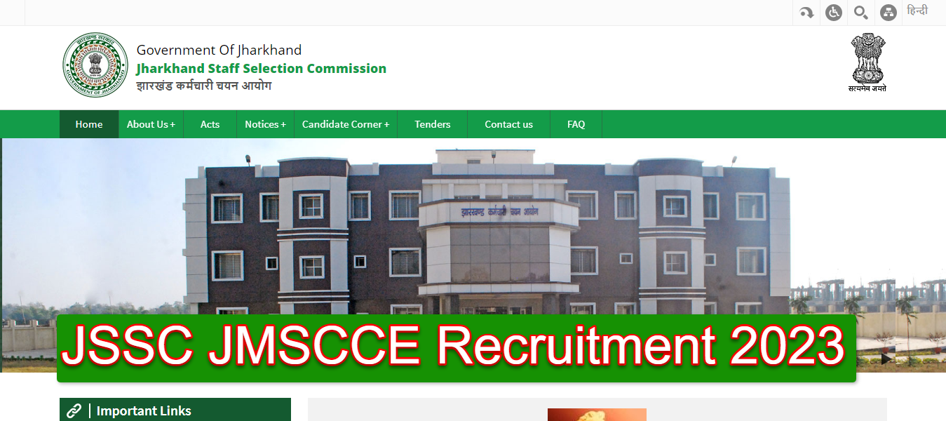 JSSC JMSCCE Recruitment 2023